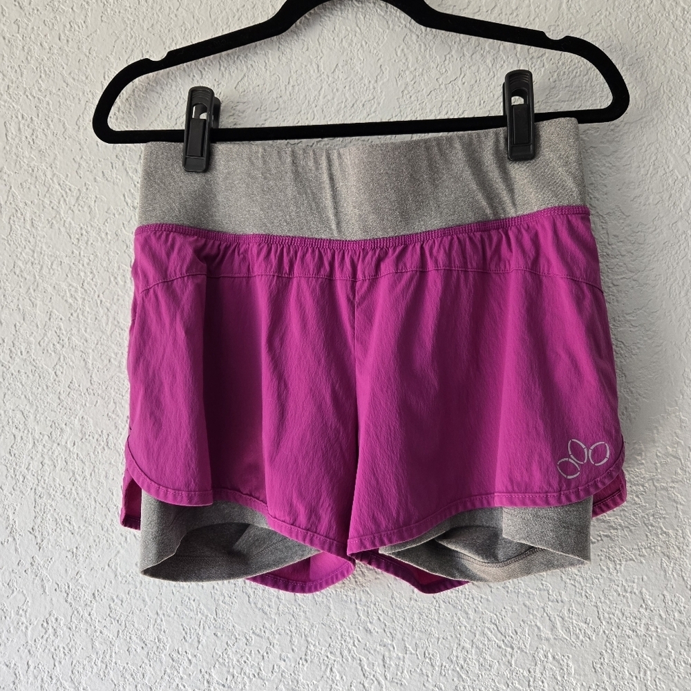 REI Small Pink Running Fitness Fleet Shorts Light Compression Liner
